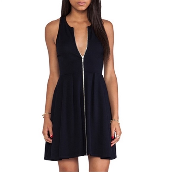 Bailey 44 | Racerback Sporty Fit/Flare Navy Mini Dress From Revolve Small - Picture 12 of 15